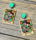 The Lovers Tarot Cards Dangle Ear Tunnels