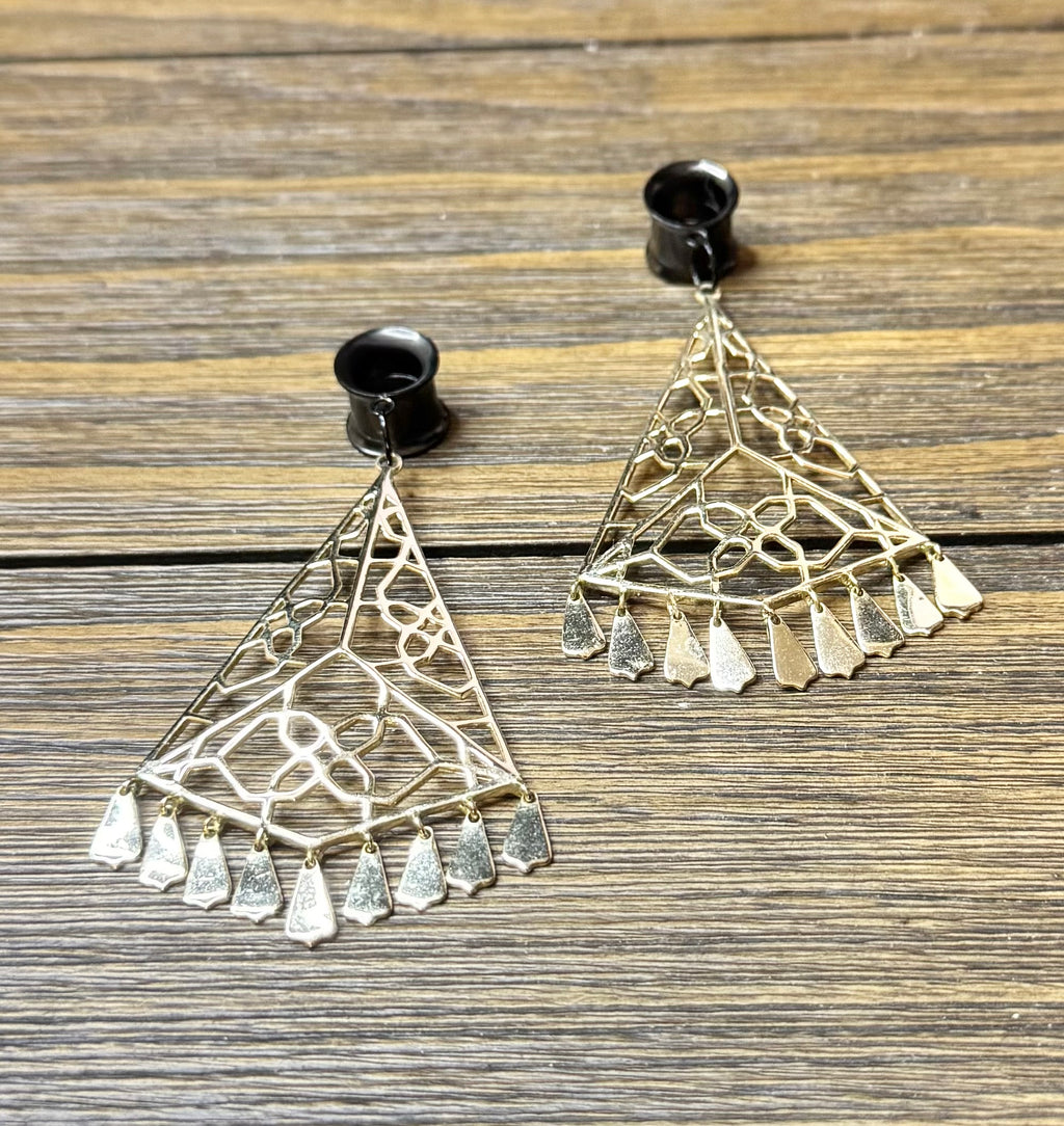 Repurposed Kendra Scott Dangle Ear Tunnels