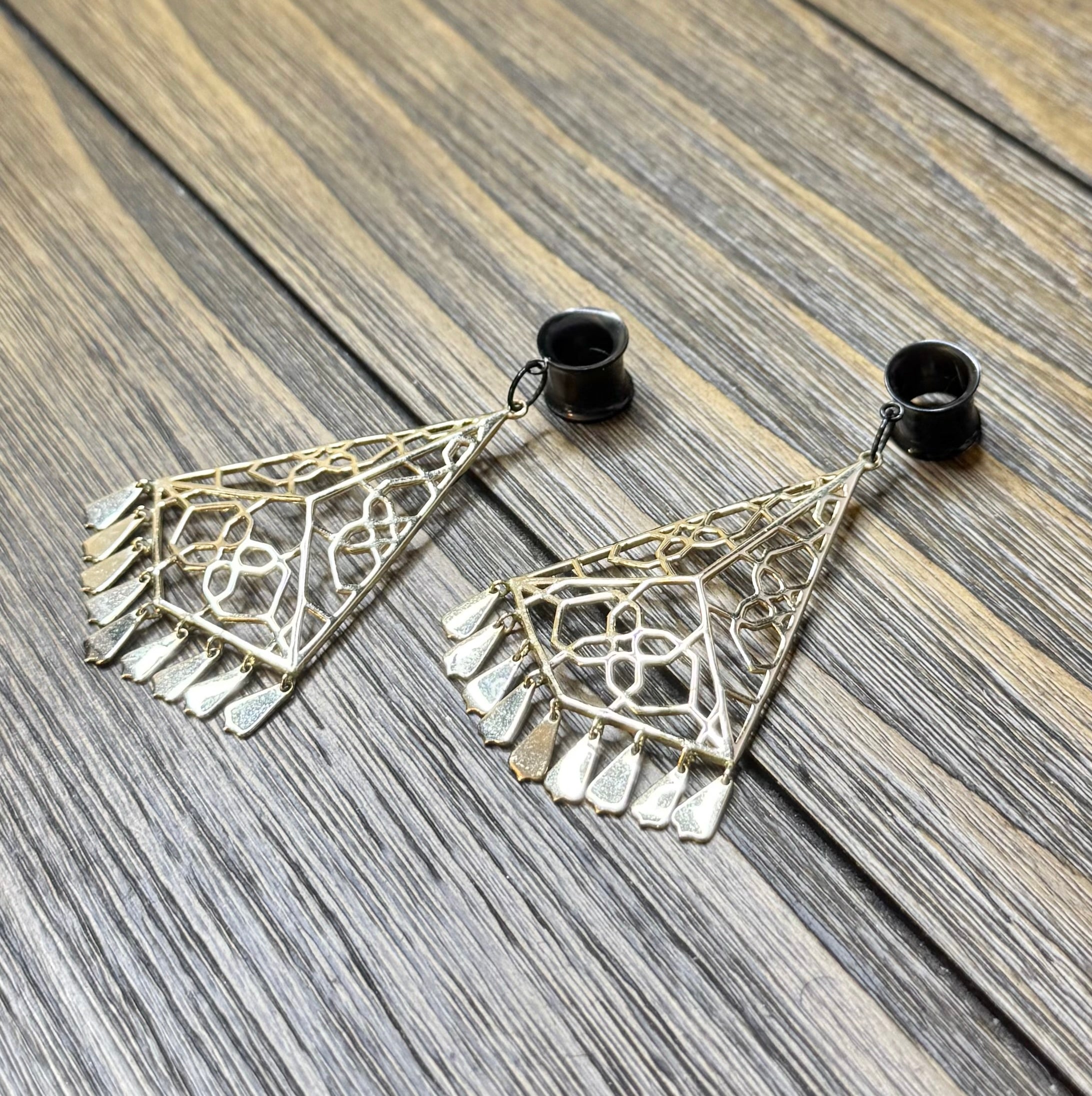 Repurposed Kendra Scott Dangle Ear Tunnels