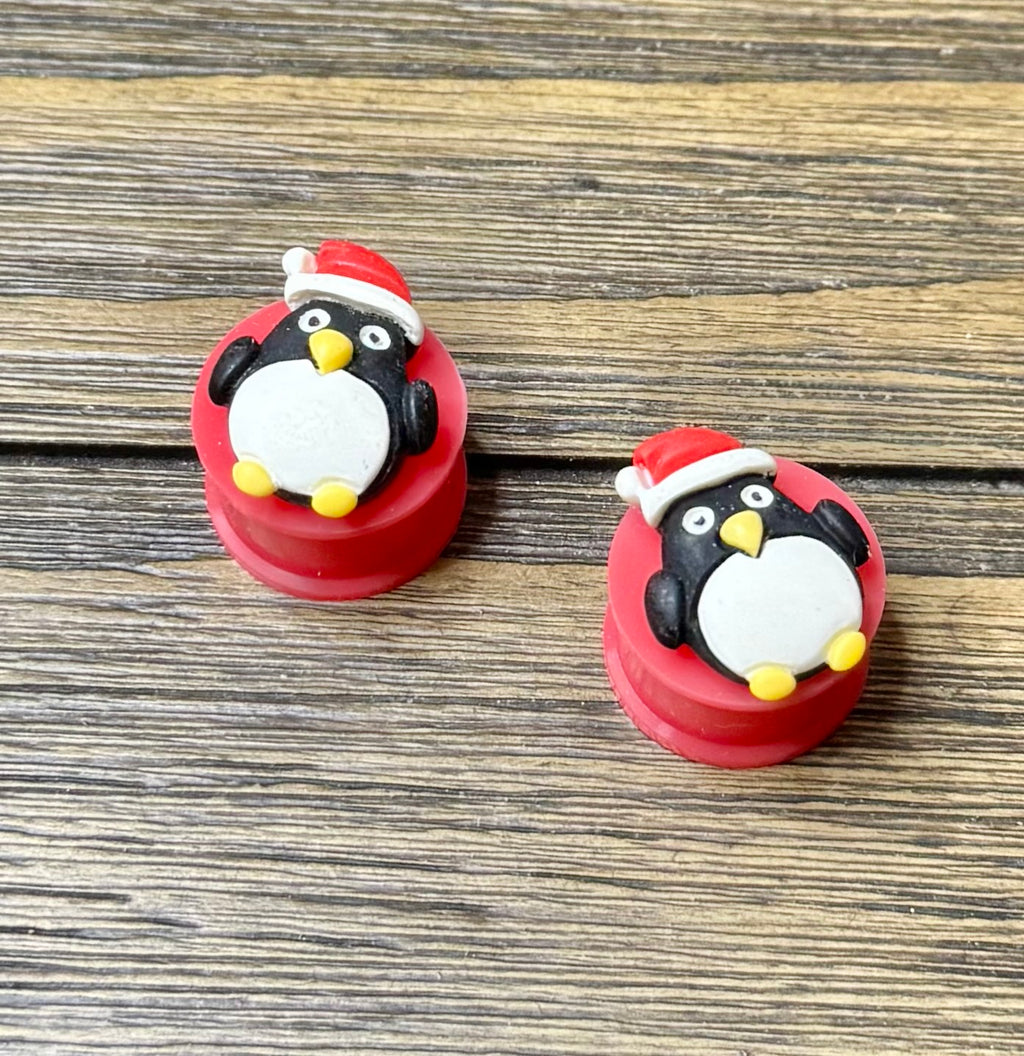 Christmas Penguin Ear Plugs