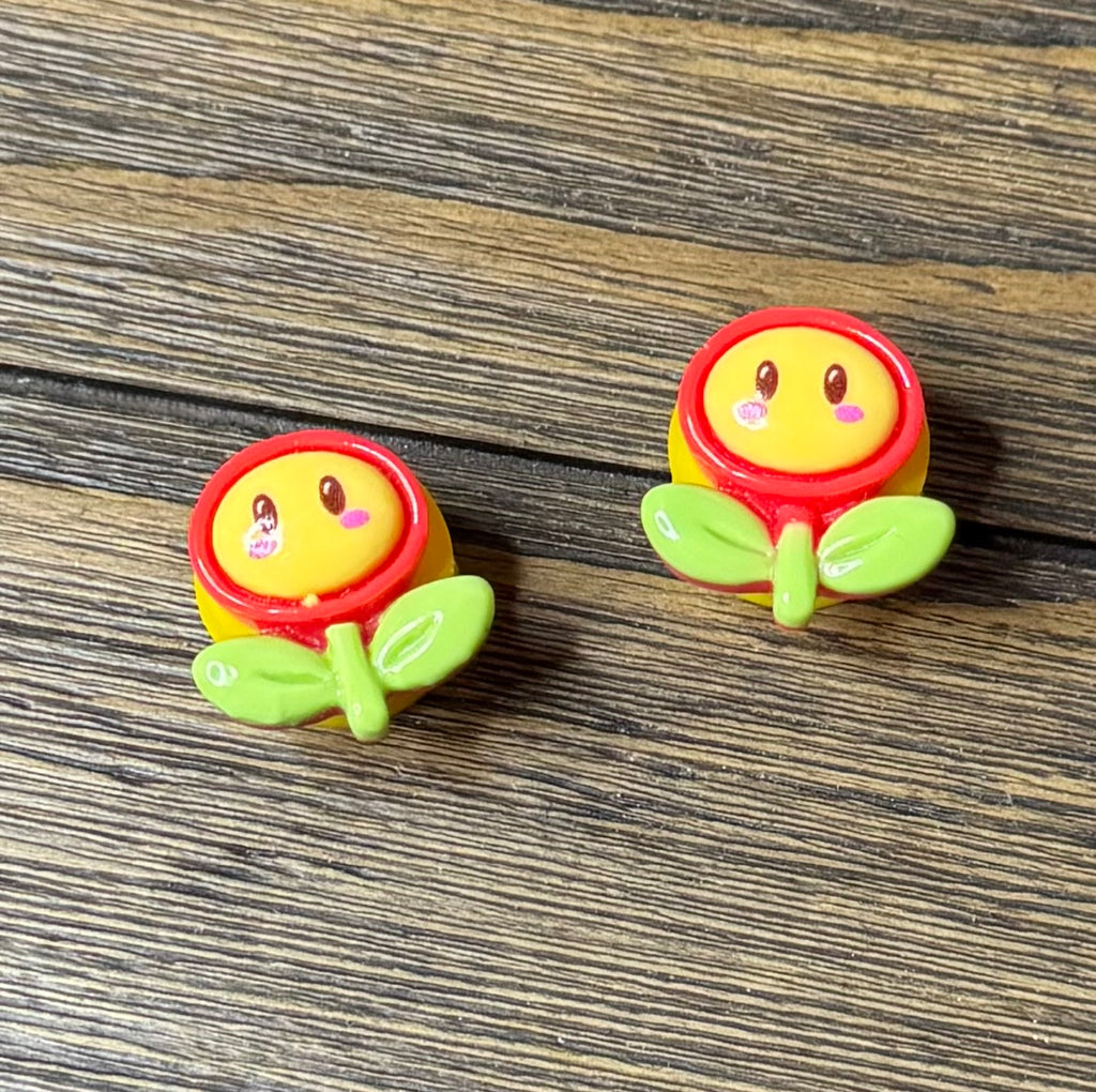 Fire Flower Ear Plugs