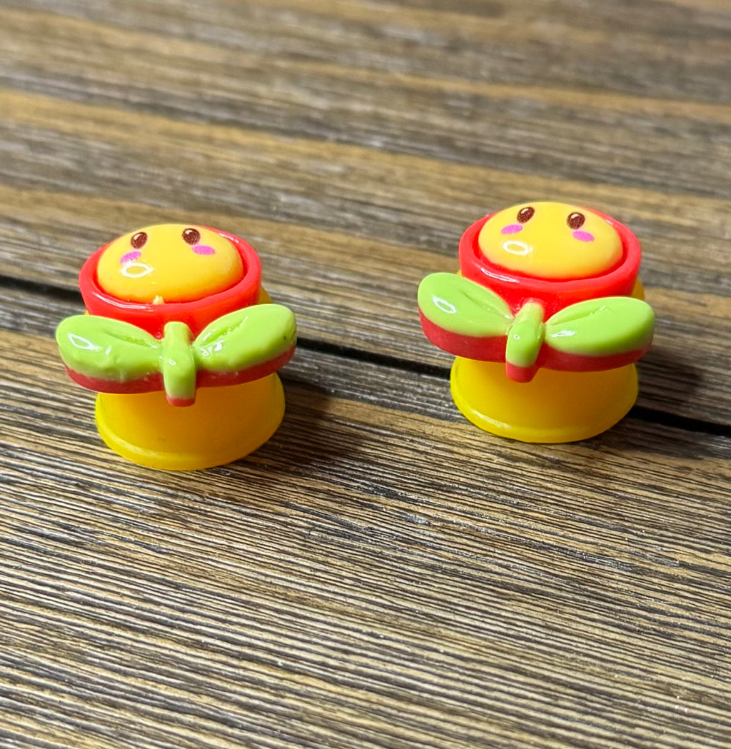 Fire Flower Ear Plugs