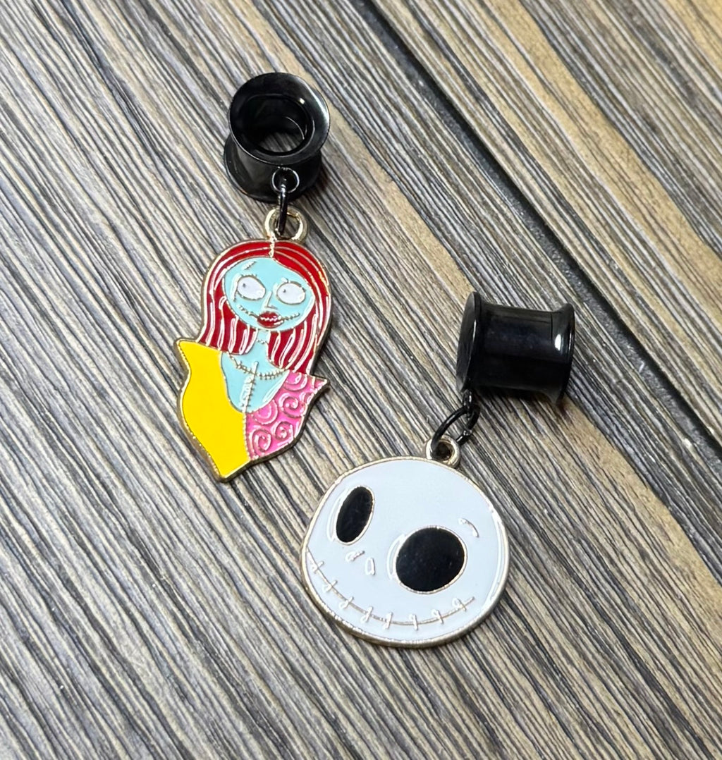 Jack and Sally Dangle Ear Tunnels
