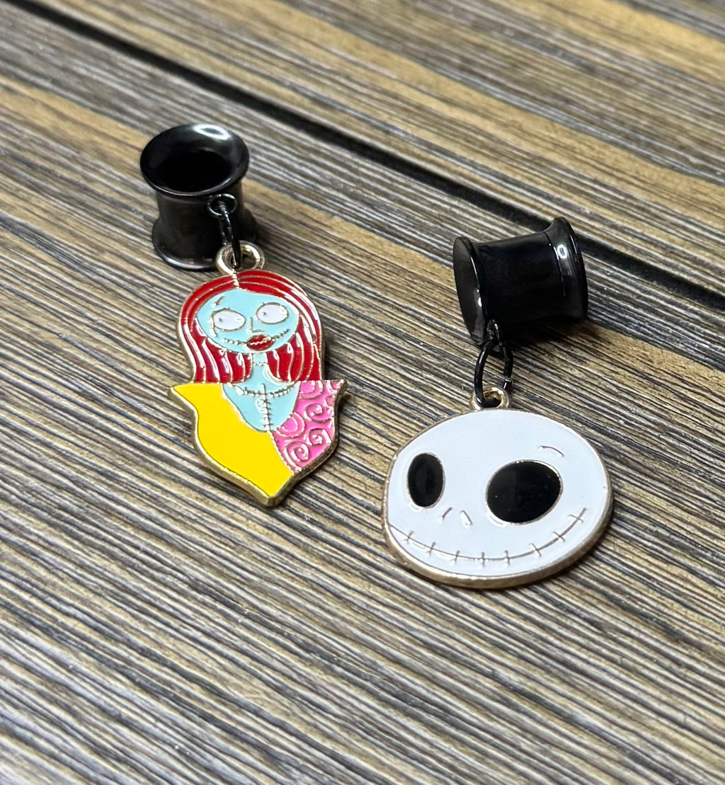 Jack and Sally Dangle Ear Tunnels