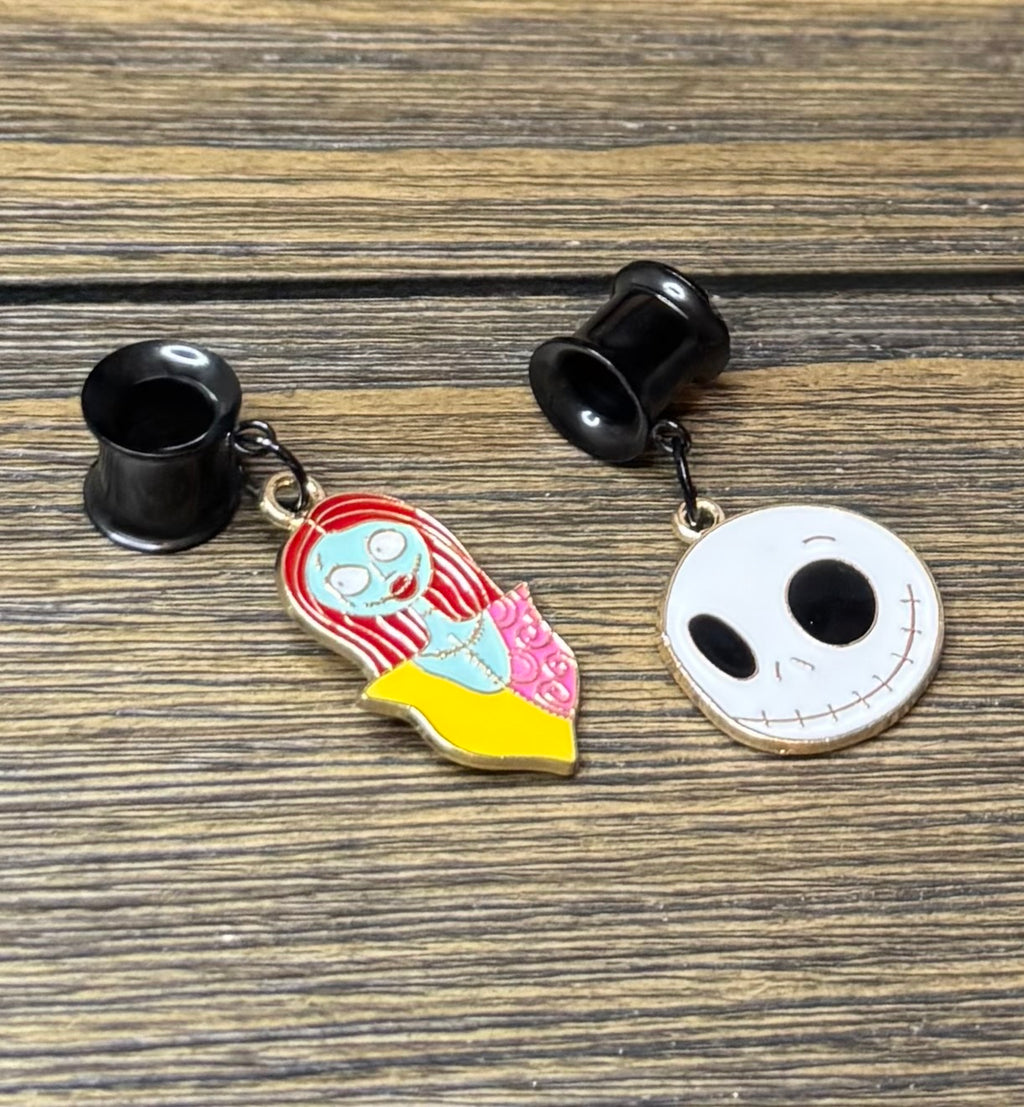 Jack and Sally Dangle Ear Tunnels