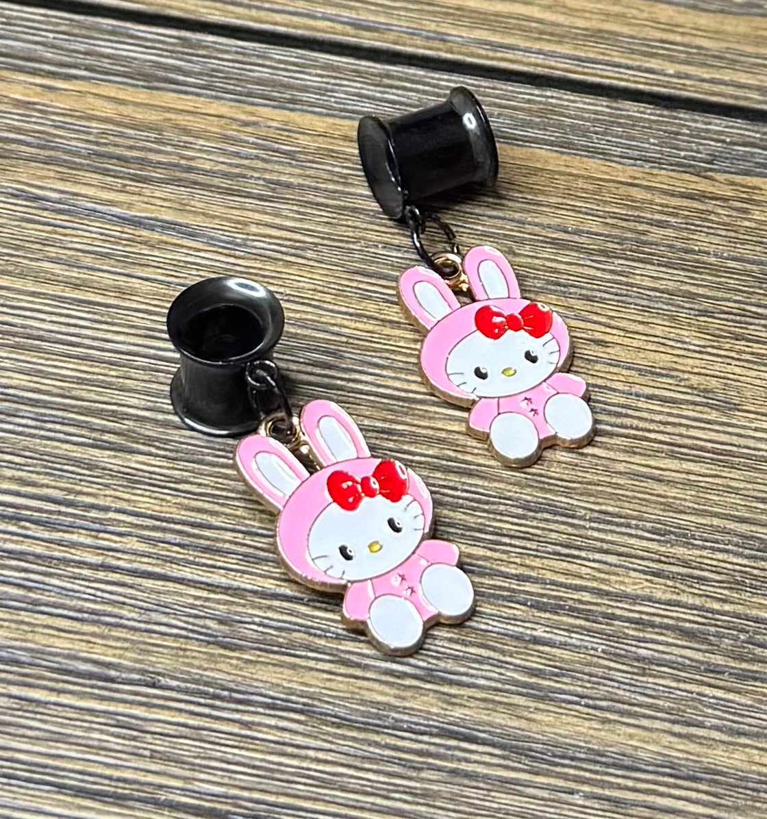 Hello Kitty Bunny Costume Dangle Ear Tunnels