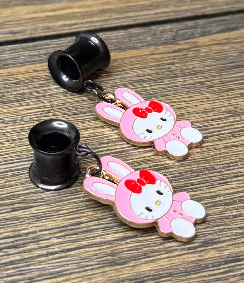 Hello Kitty Bunny Costume Dangle Ear Tunnels