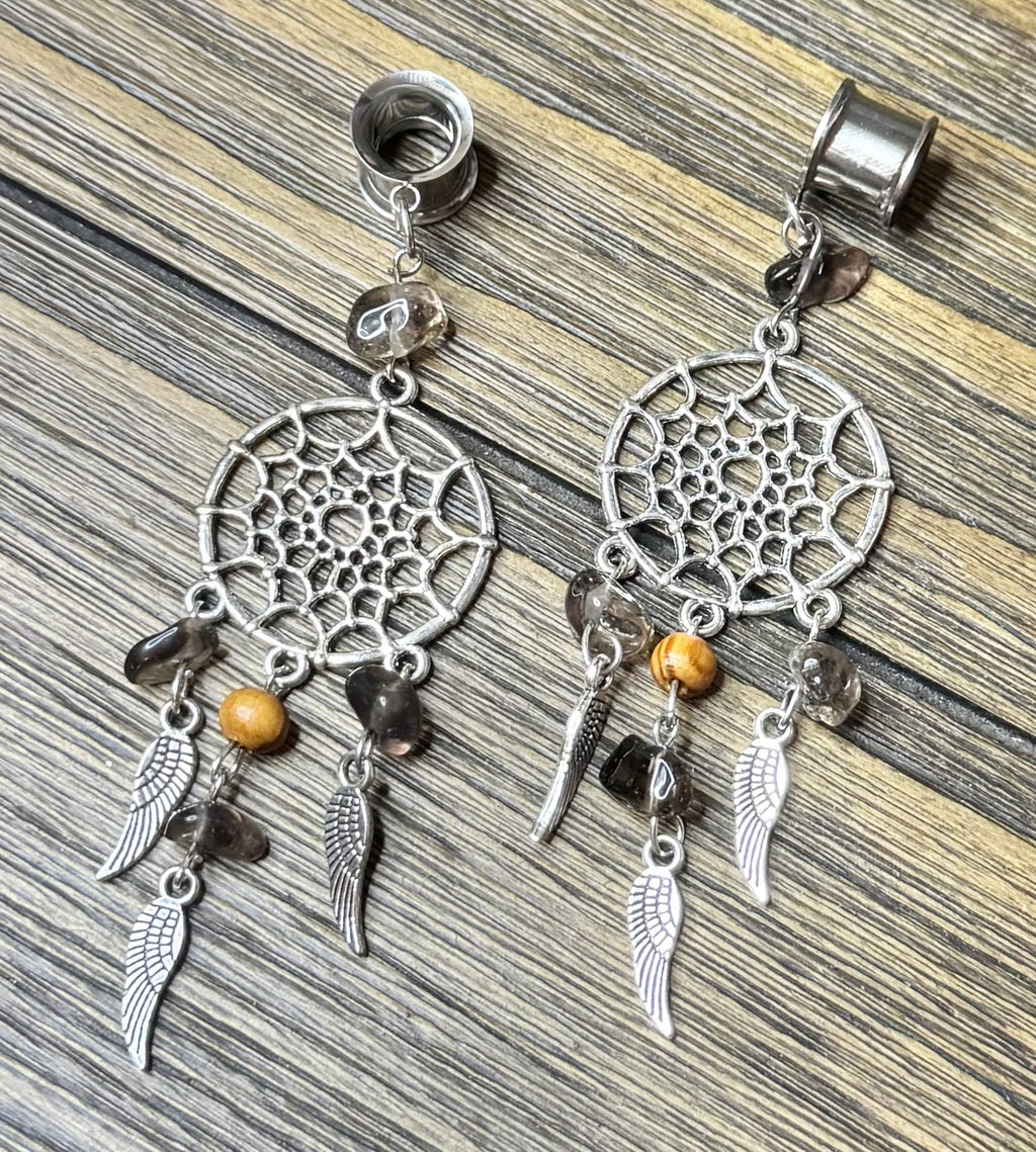 Dream Catcher Dangle Ear Tunnels