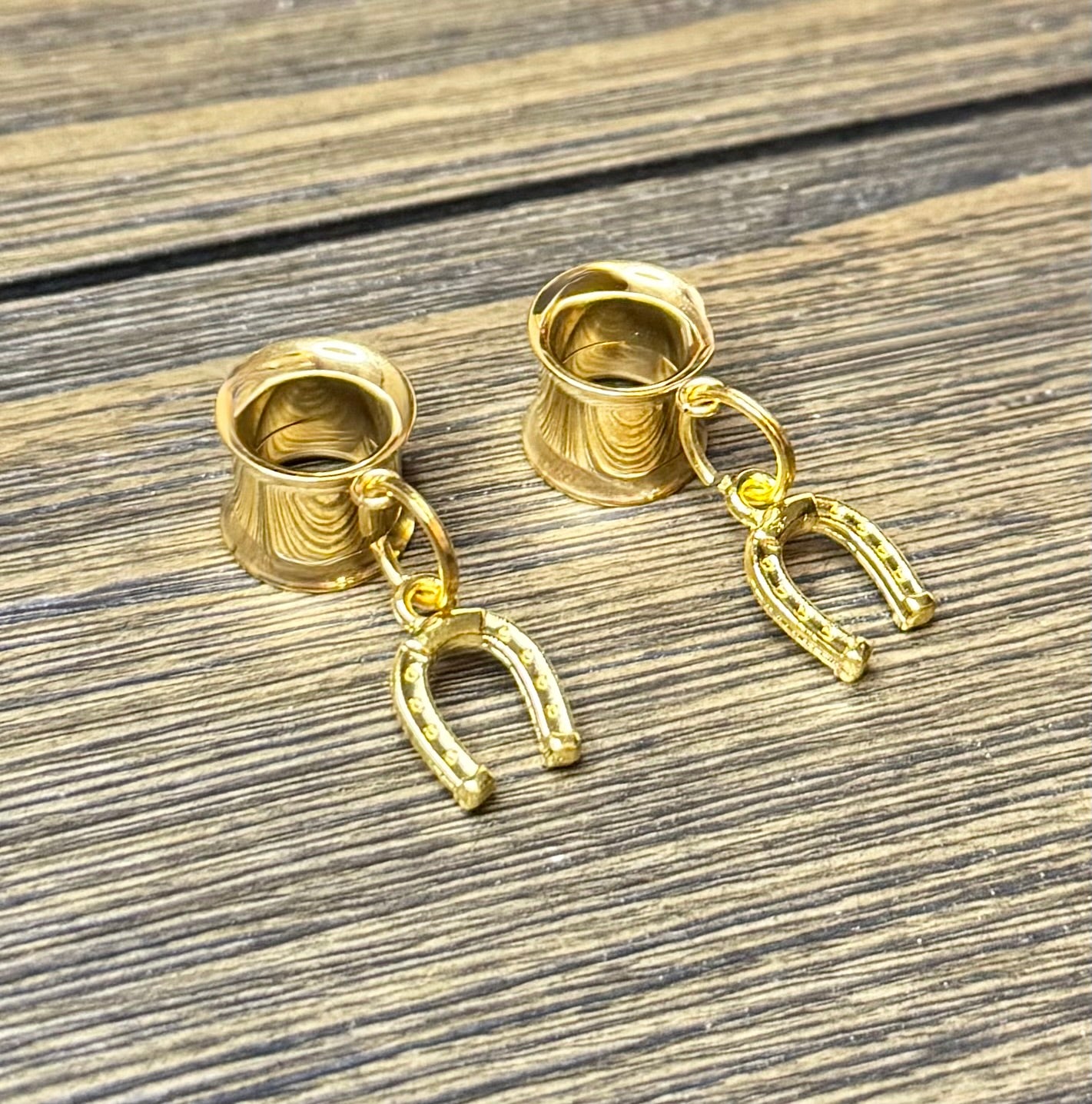 Horseshoe Dangle Ear Tunnels