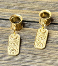 Evil Eye and Moons Dangle Ear Tunnels