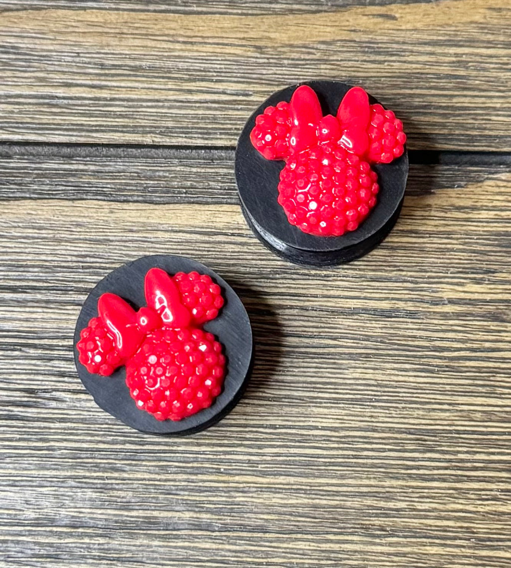 Mouse Ears with Bow Ear Plugs