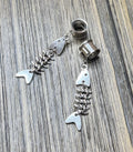 Fish Bones Dangle Ear Tunnels
