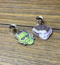 Frankenstein and Wife Dangle Ear Tunnels