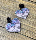 Mermaid Girl Butt Dangle Ear Tunnels