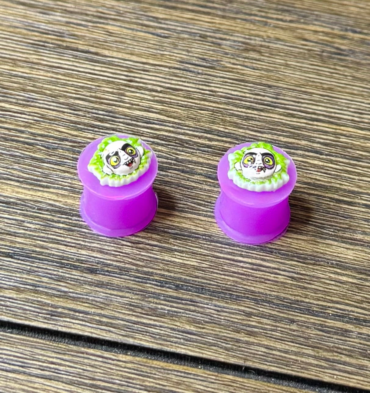 Tiny Beetlejuice Character Ear Plugs