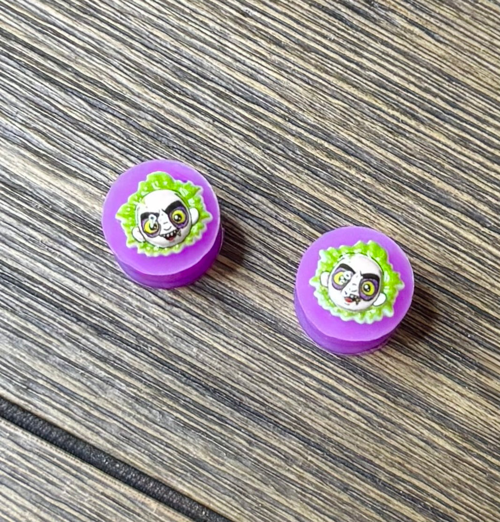 Tiny Beetlejuice Character Ear Plugs