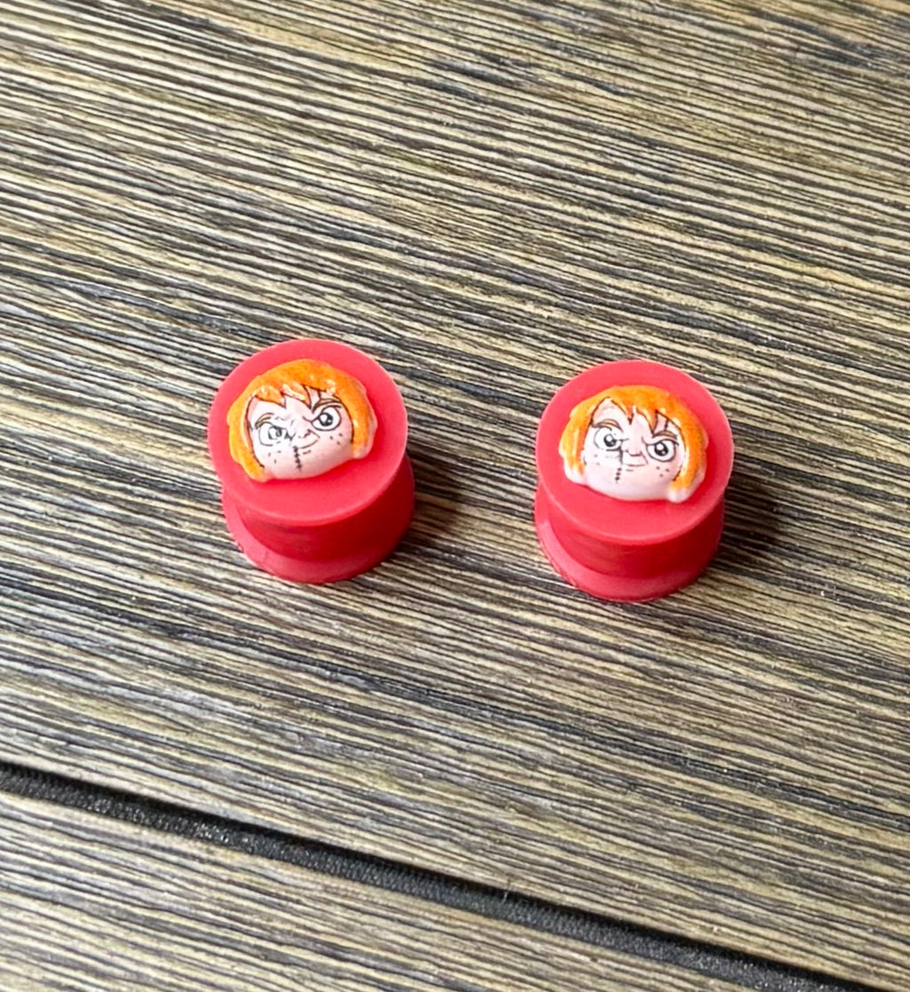 Tiny Chucky Character Ear Plugs