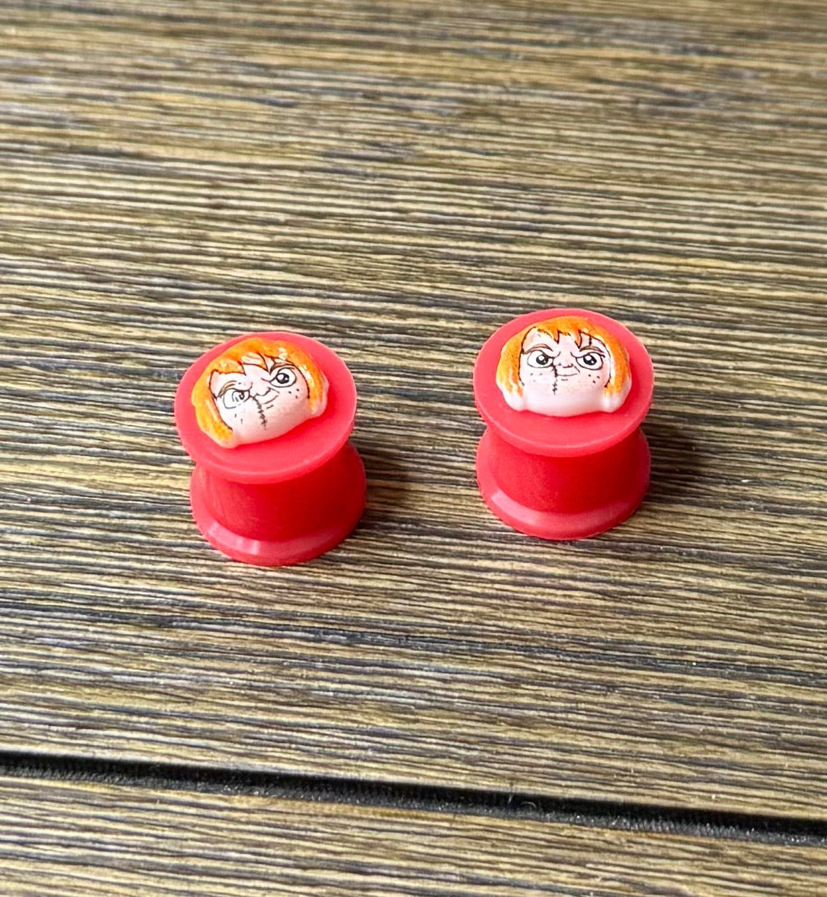 Tiny Chucky Character Ear Plugs