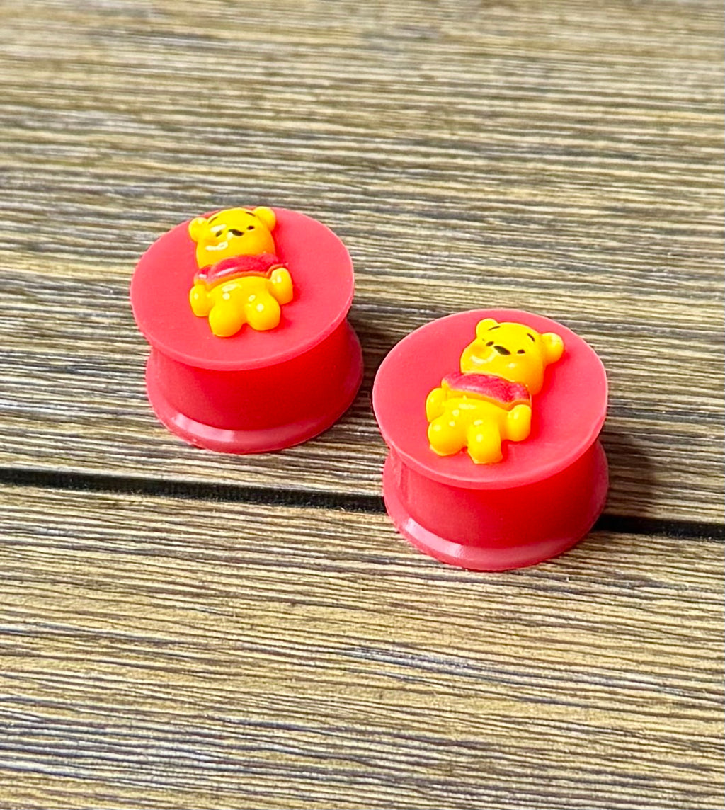 Tiny Pooh Bear Character Ear Plugs