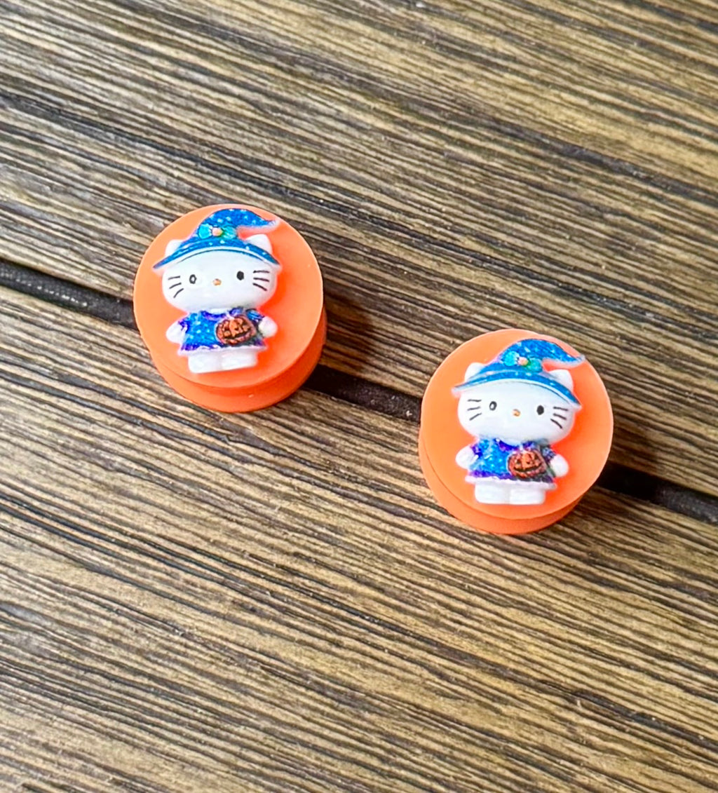 Tiny Hello Kitty Blue Witch Character Ear Plugs