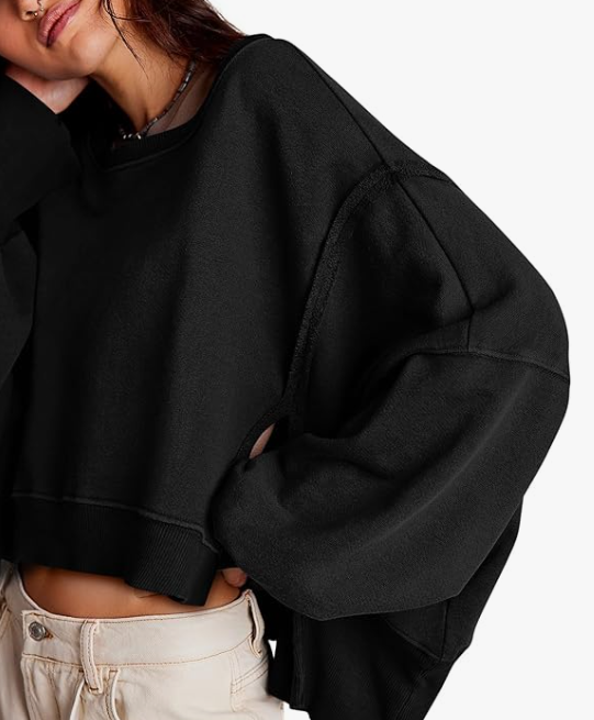 Uniquely Put Together Oversized Boxy Long Sleeve Top